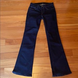 J Brand dark blue bootleg jeans - 24